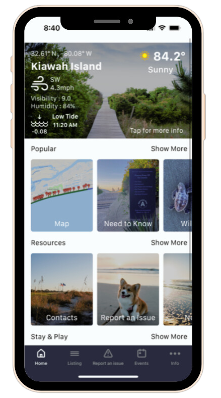 Mobile App on Phone